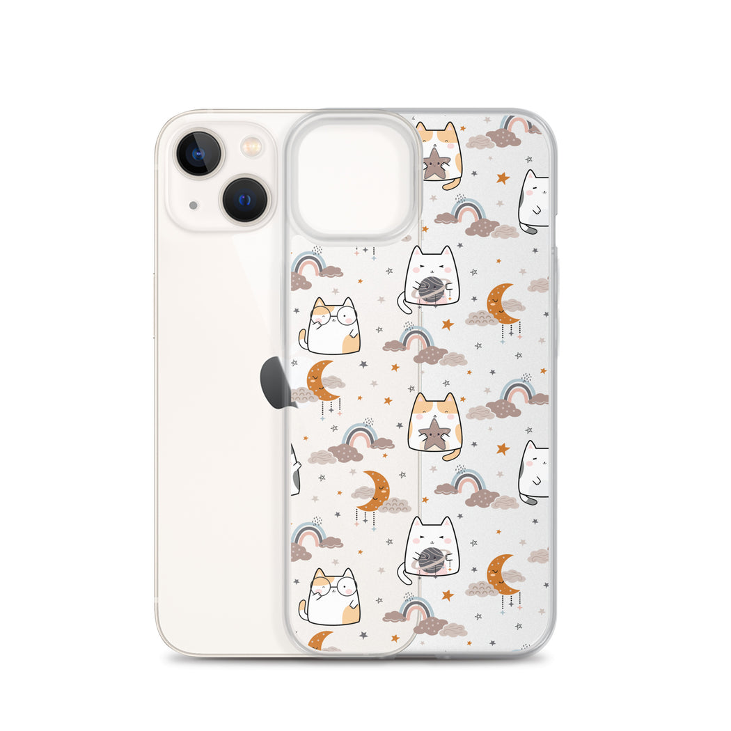 Cute Cats Pattern For Cat Lover iPhone Case