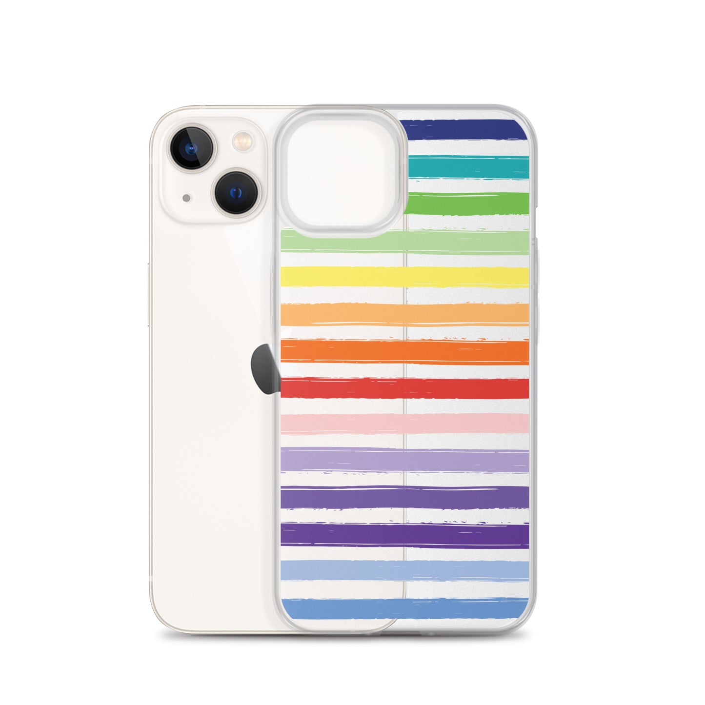 Rainbow Colorful Striped iPhone Case