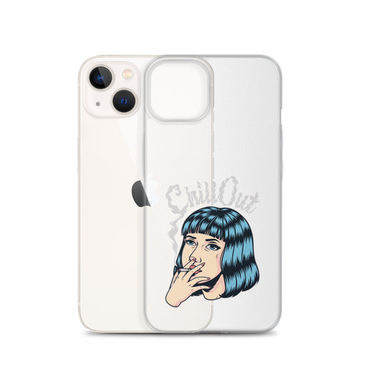 Chill Out, Pulp Fiction Clear iPhone Case