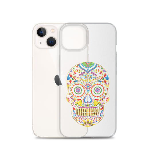 Colorful Mexican Skull iPhone Case