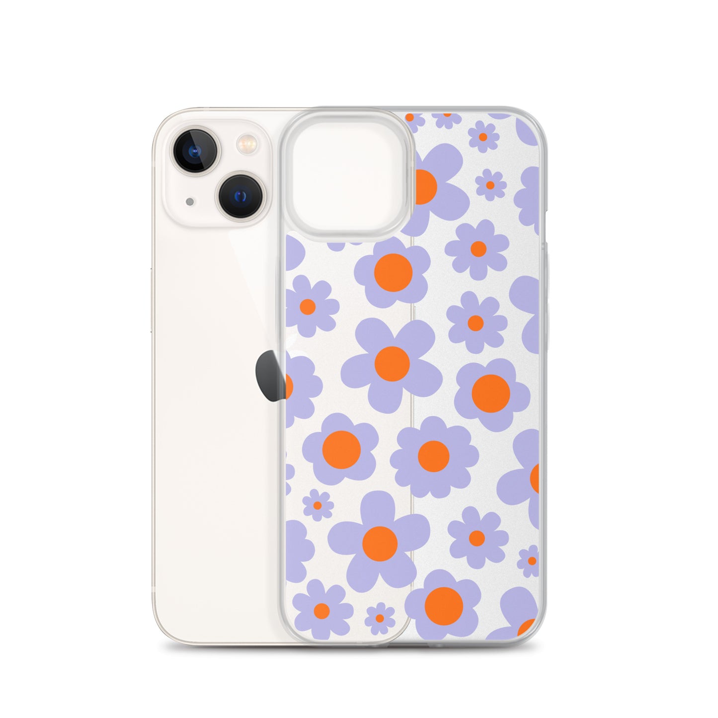 Violet Hippie 50s 60s 70s Floral iPhone Case