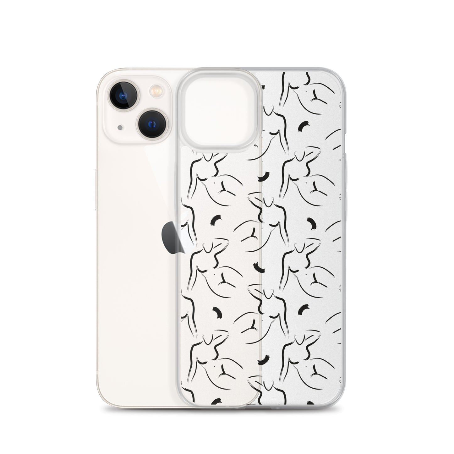 Woman Body Pattern iPhone Case