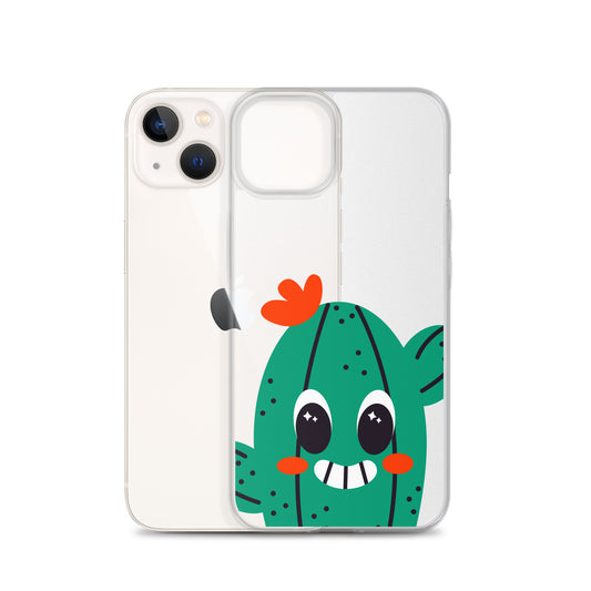 Cute Funny Cartoon Cactus iPhone Case