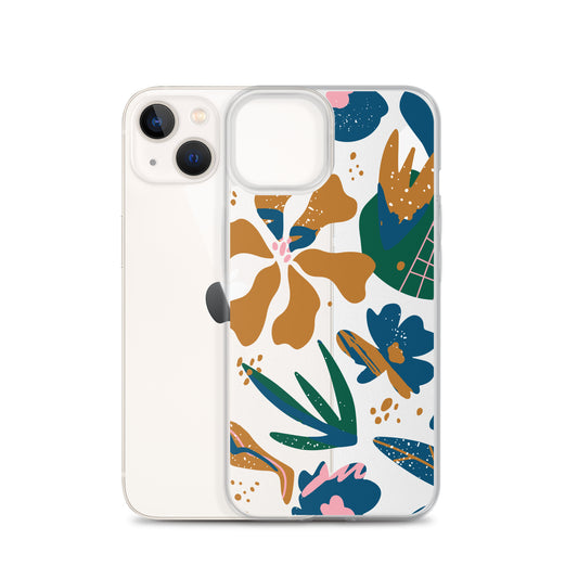 Abstract Tropical Botanical iPhone Case