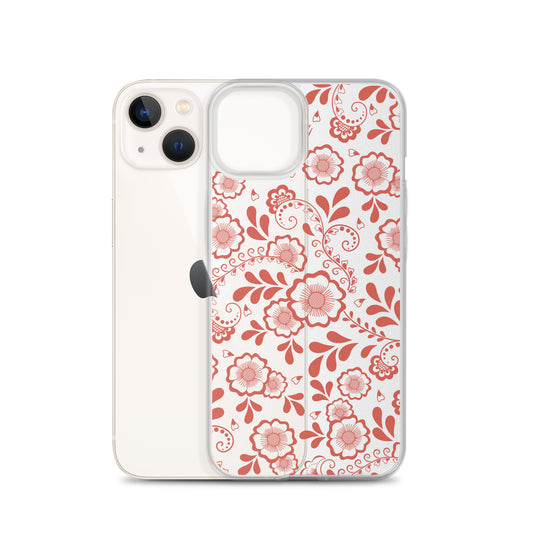 Vintage Floral Pattern iPhone Case