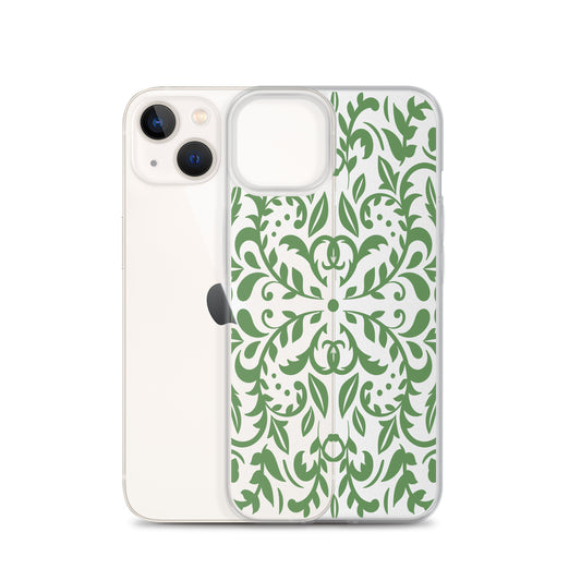 Green Vintage Botanical iPhone Case