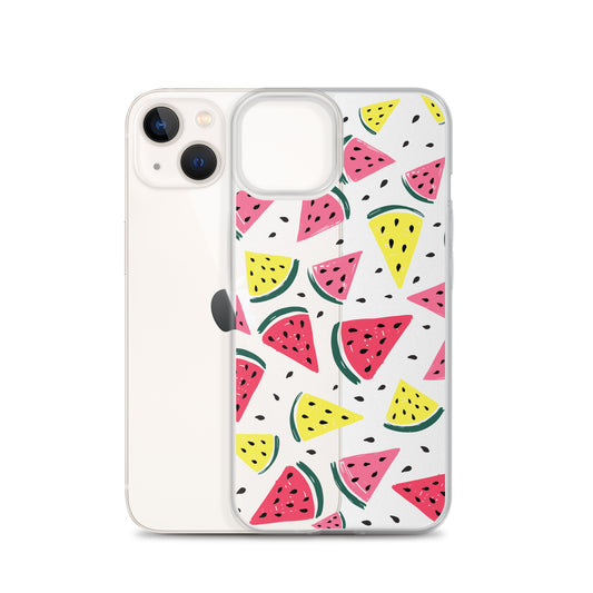 Summer Watermelon Pattern iPhone Case