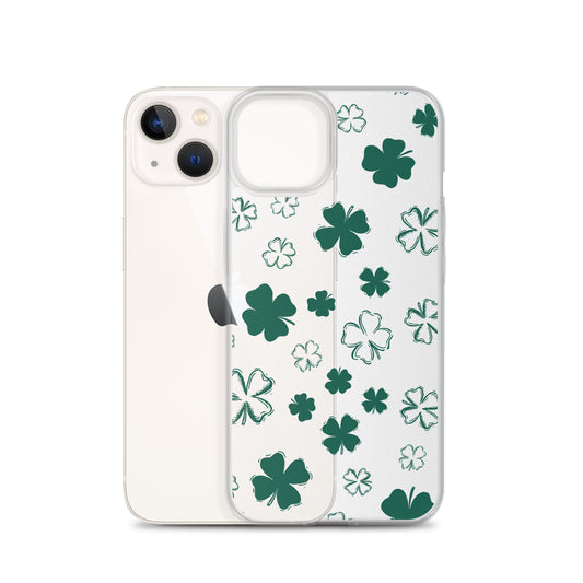 Saint Patrick's Day Four-leaf Clover iPhone Case