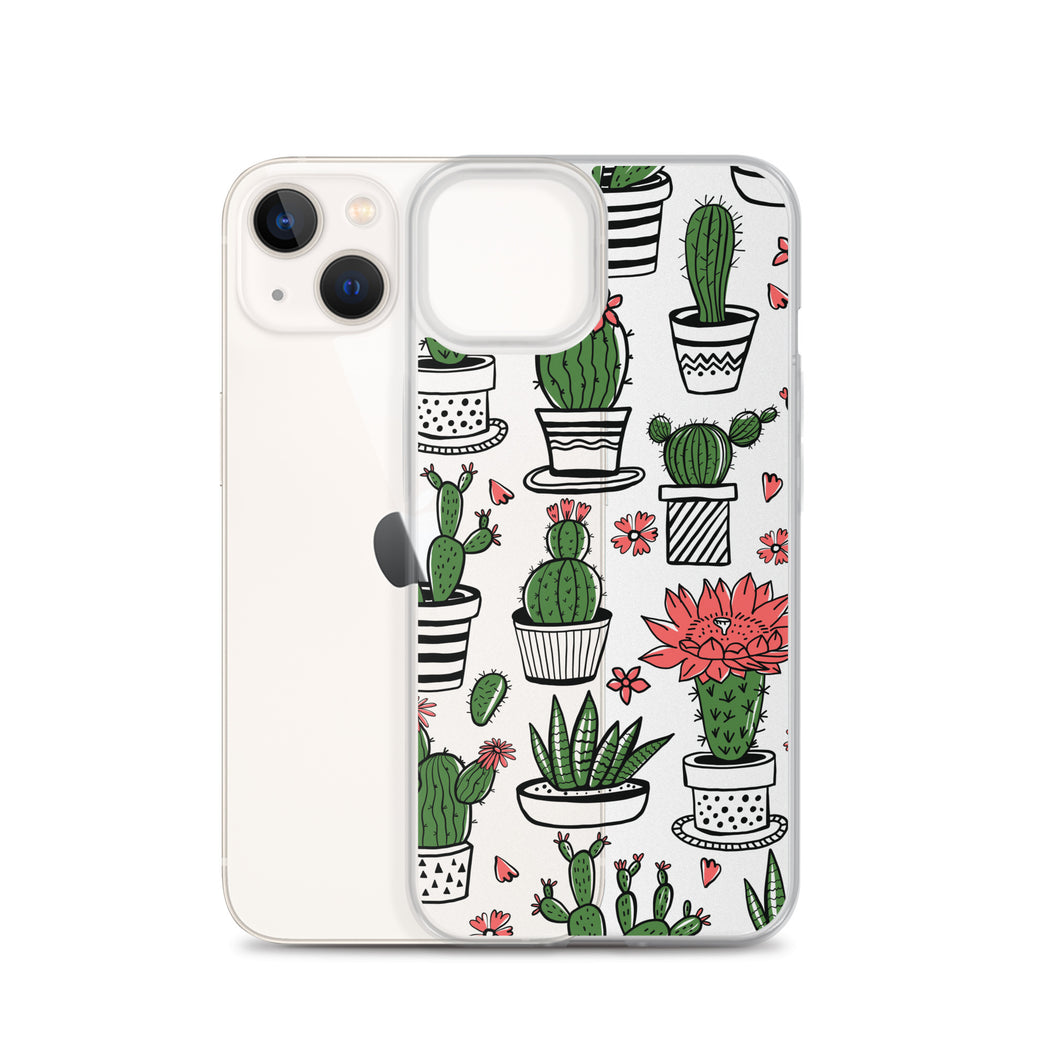 Plant Lady Clear iPhone Case