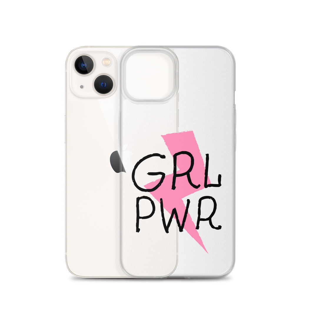 Feminine Grl Pwr Minimalist iPhone Case