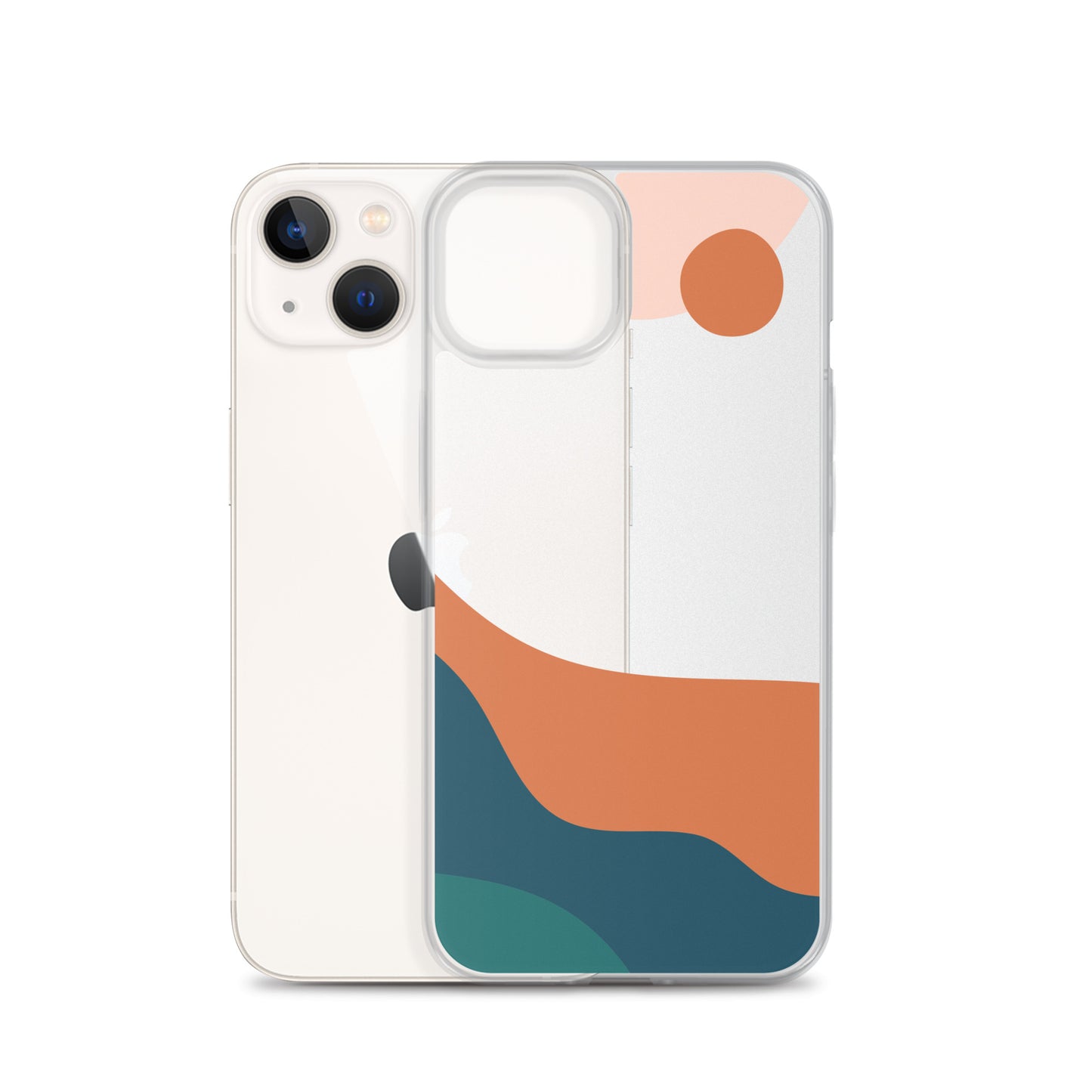 Mid Century Modern Landscape iPhone Case