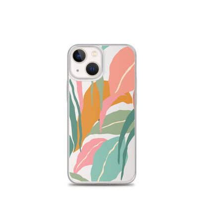Tropical Jungle Pastel iPhone Case
