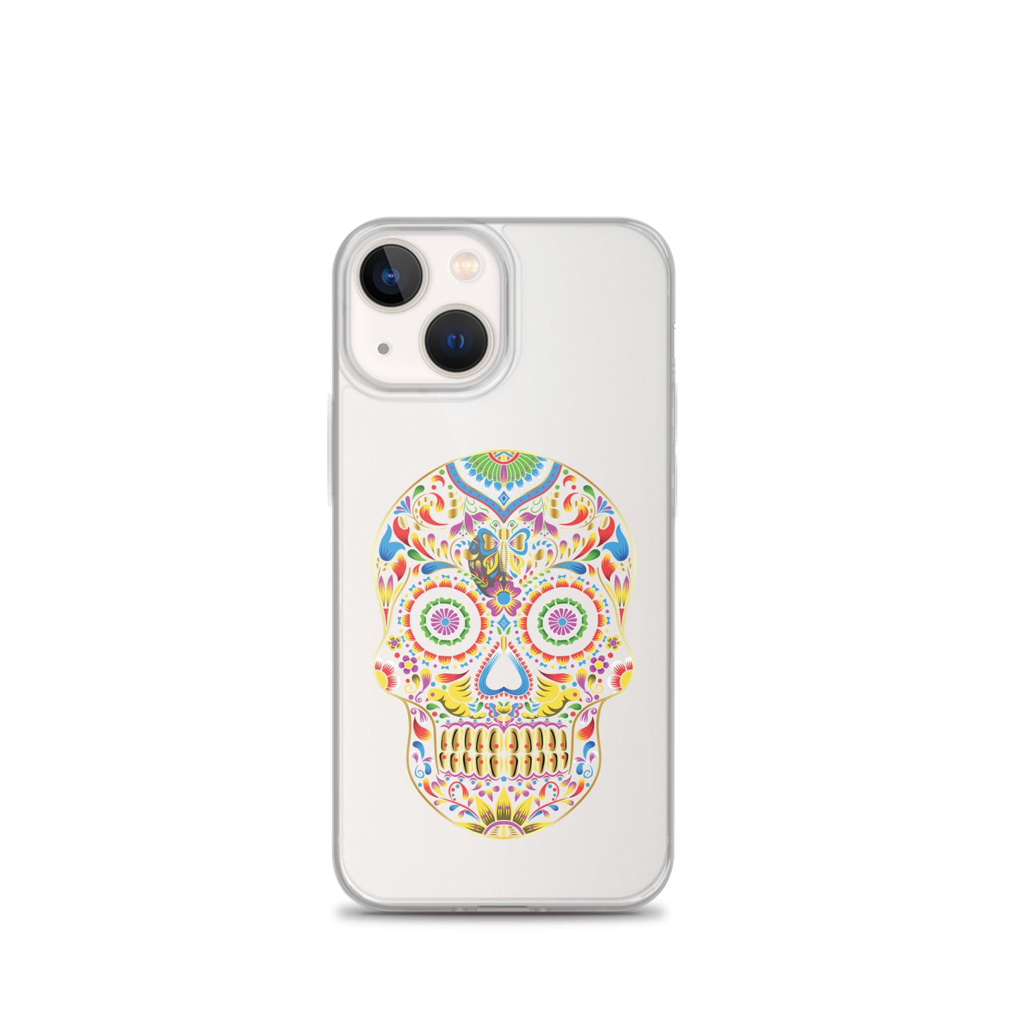 Colorful Mexican Skull iPhone Case