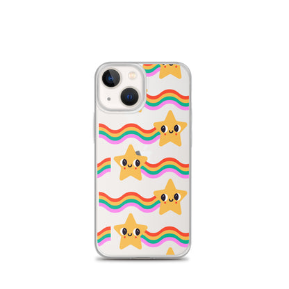 Happy Comet Rainbow iPhone Case