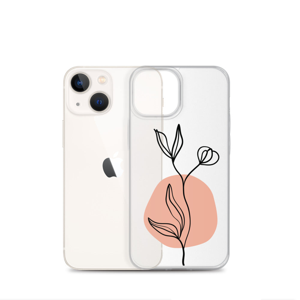 Floral Danish Modern iPhone Case