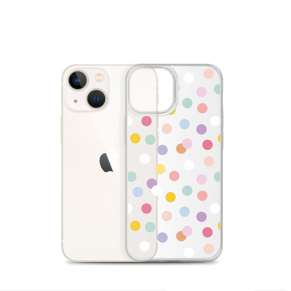 Colorful Pastel Dots iPhone Case