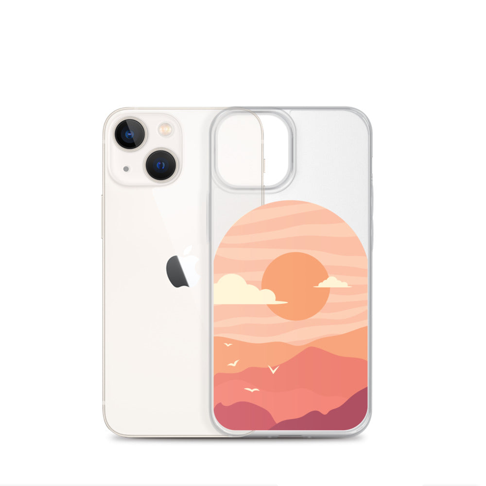 Pink Landscape Travel iPhone Case