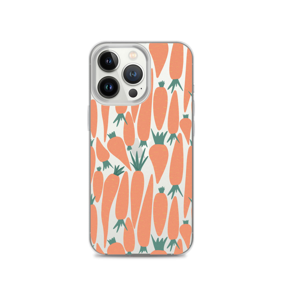Retro Carrot Vege iPhone Case - HypeSheriff