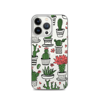 Plant Lady Clear iPhone Case