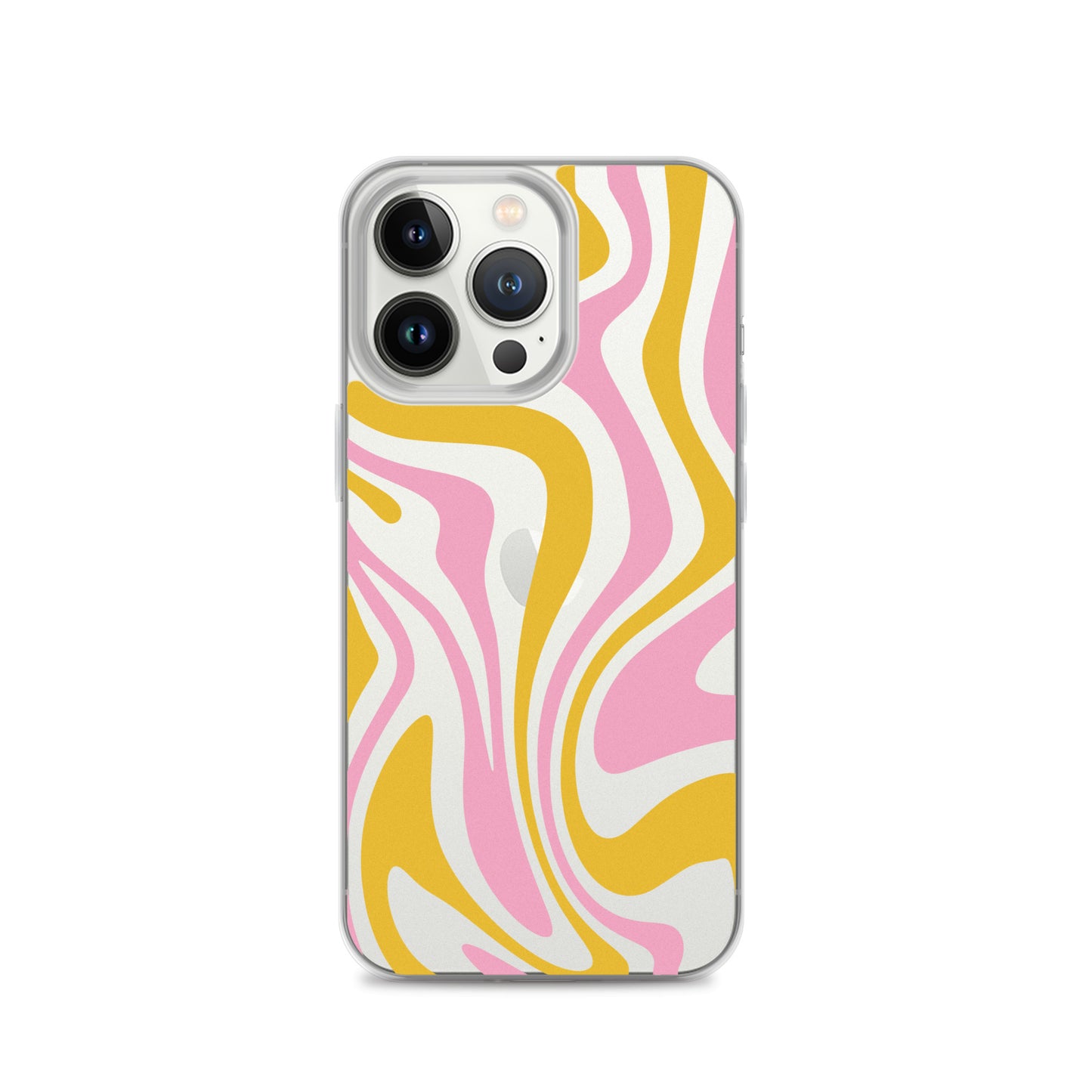 Liquid Pastel Retro Swirl 70s iPhone Case