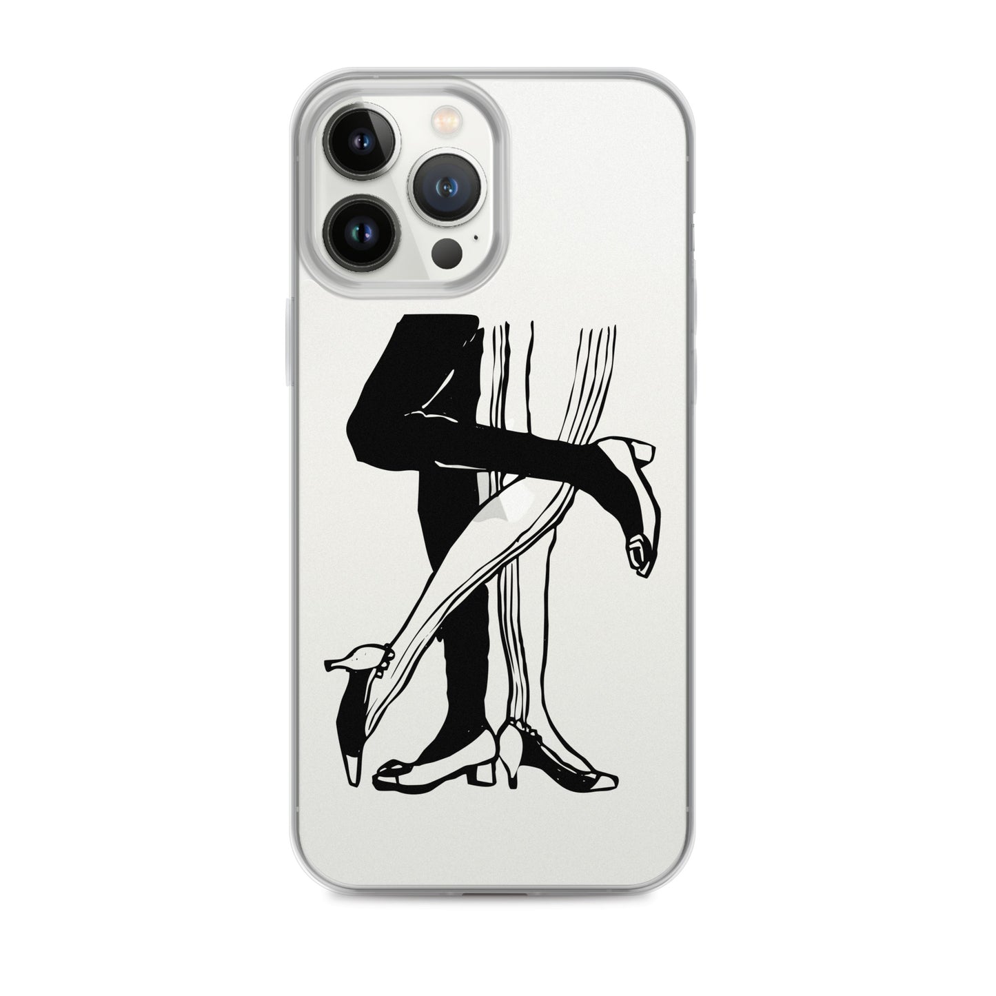 Jazz Swing Dance Clear iPhone Case - HypeSheriff