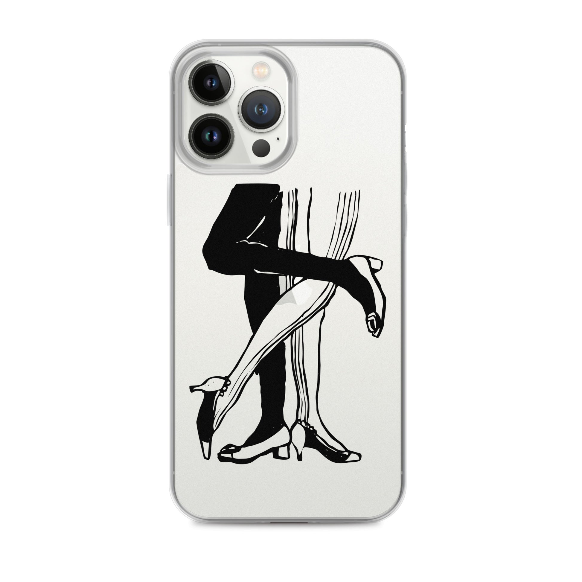 Jazz Swing Dance Clear iPhone Case - HypeSheriff