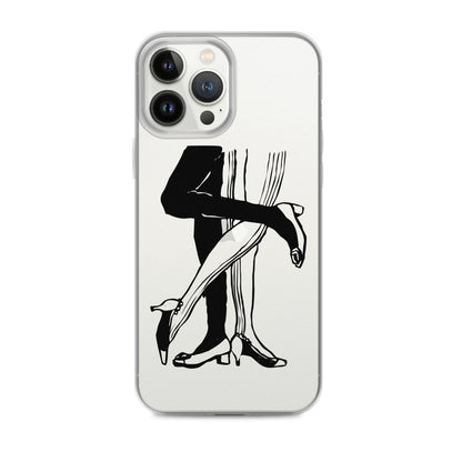 Jazz Swing Dance Clear iPhone Case - HypeSheriff