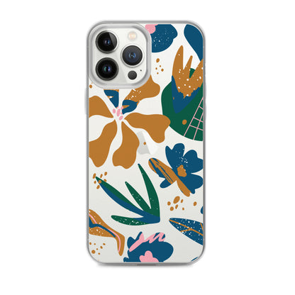 Abstract Tropical Botanical iPhone Case