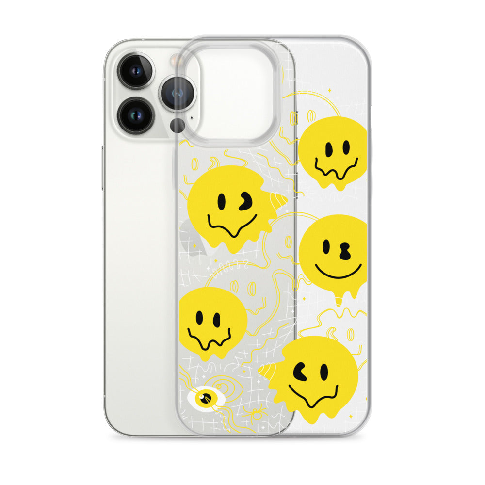 Trippy Smiling Faces - Stoner's iPhone Case