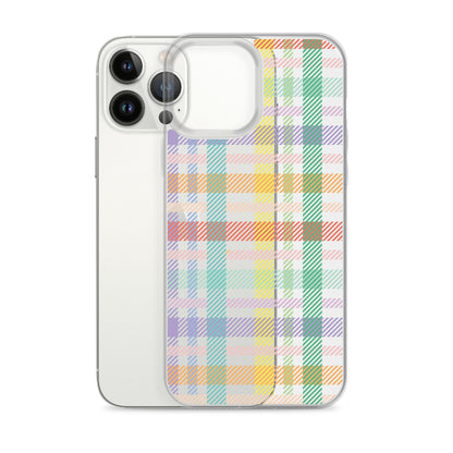 Gingham Check Plaid Pattern iPhone Case