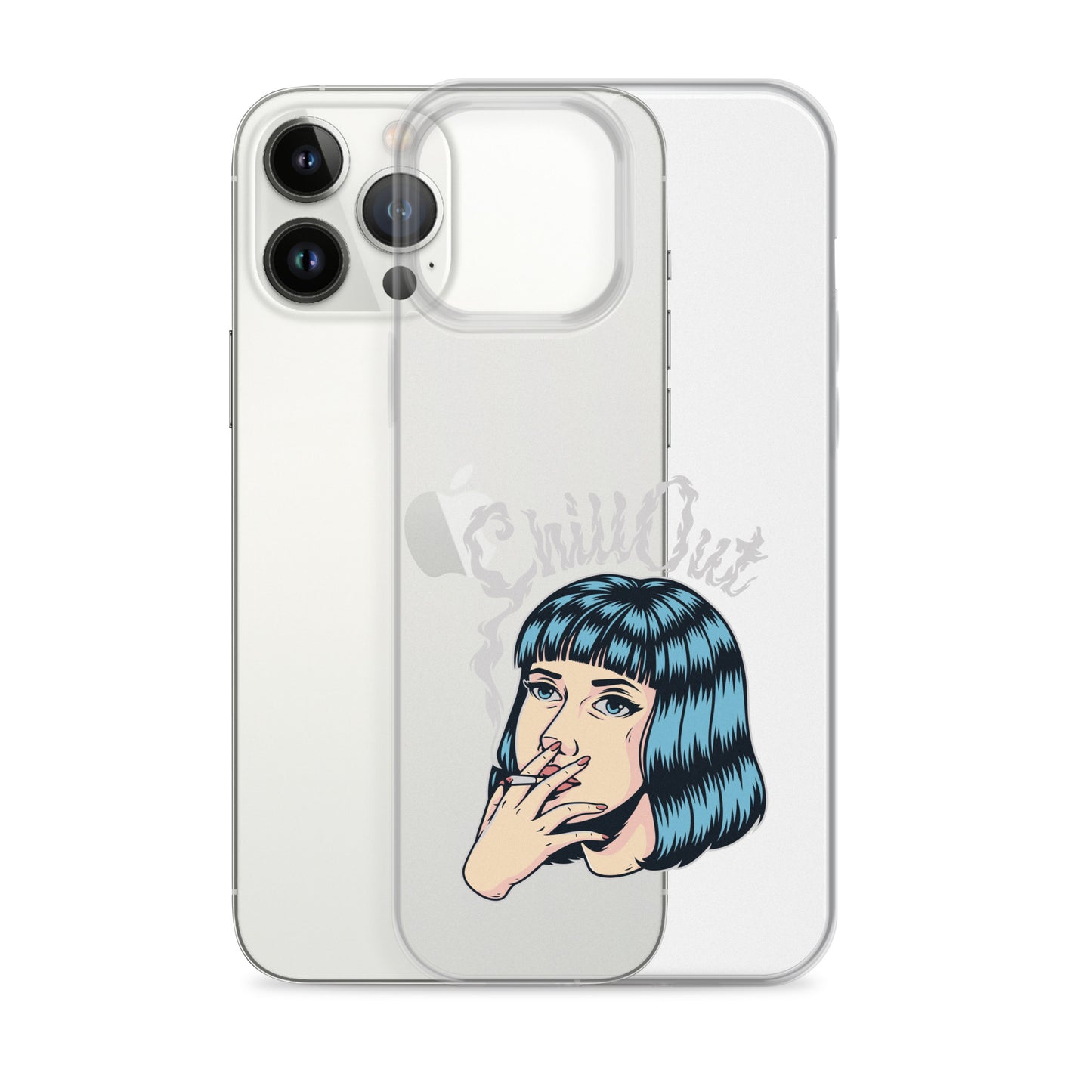 Chill Out, Pulp Fiction Clear iPhone Case