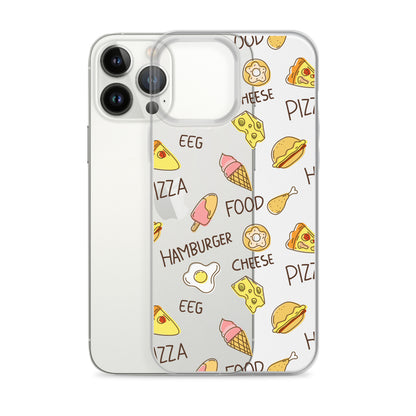 Foodie Love, Fast Food Pattern iPhone Case