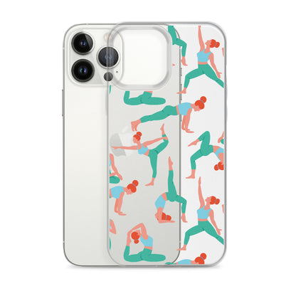 Yoga Lover Clear iPhone Case