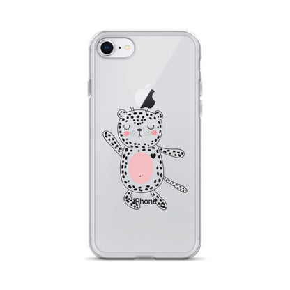 Cute Pink Cat iPhone Case