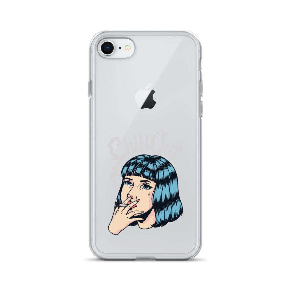 Chill Out, Pulp Fiction Clear iPhone Case