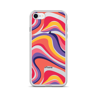 Colorful Liquid Swirl iPhone Case