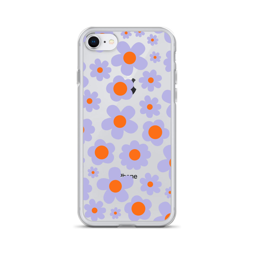 Violet Hippie 50s 60s 70s Floral iPhone Case