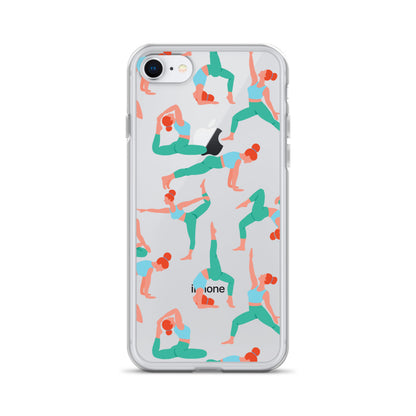 Yoga Lover Clear iPhone Case