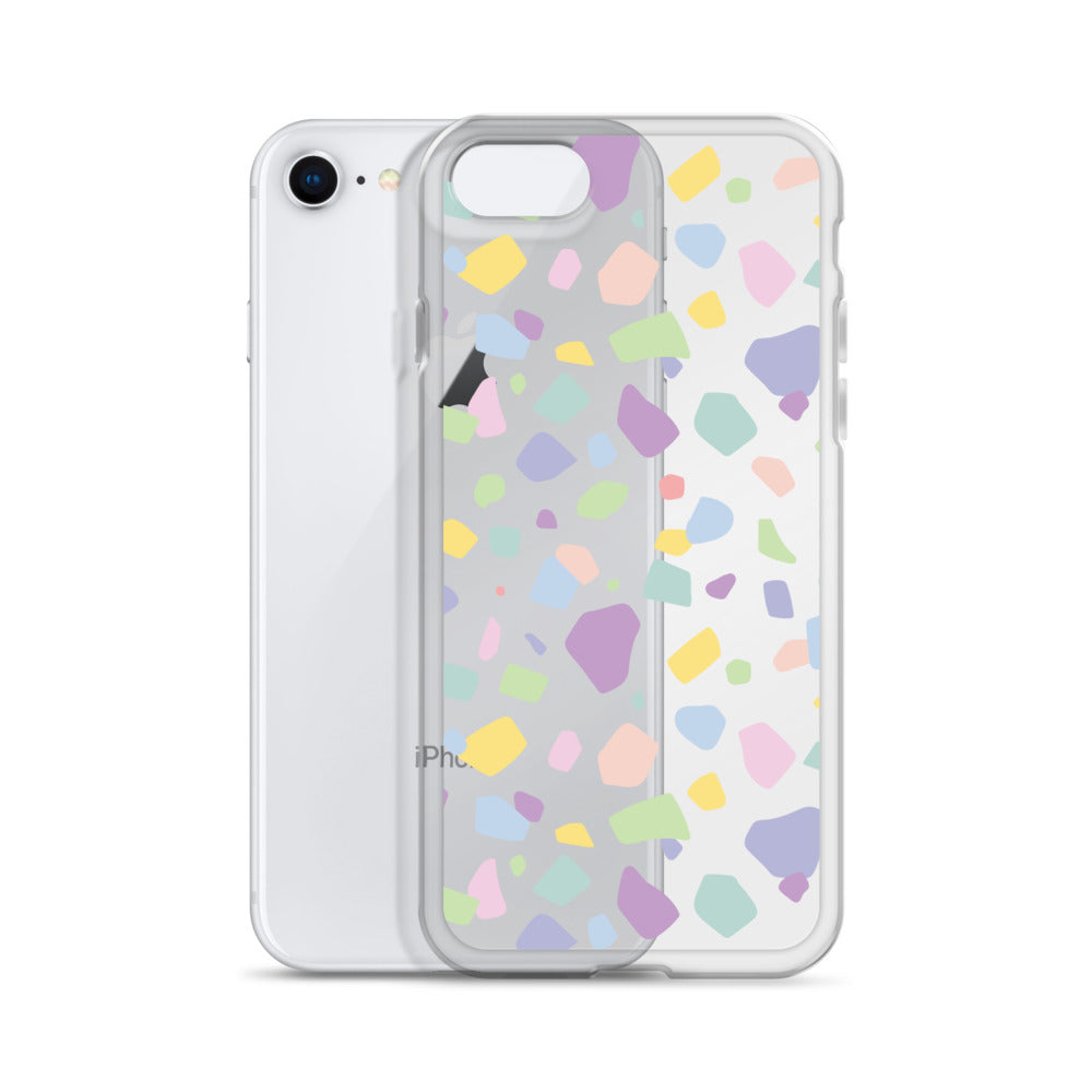 Pastel Terrazzo Cute iPhone Case