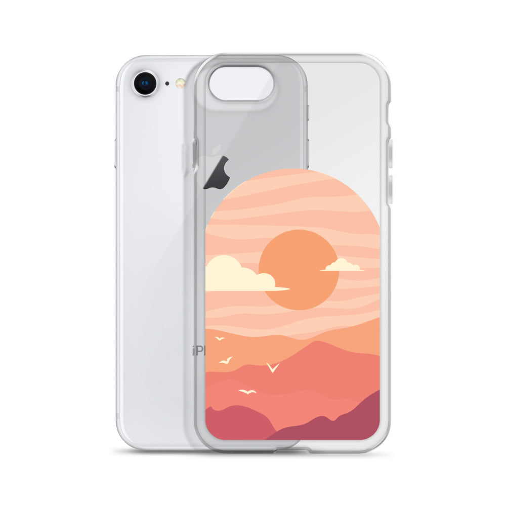 Pink Landscape Travel iPhone Case