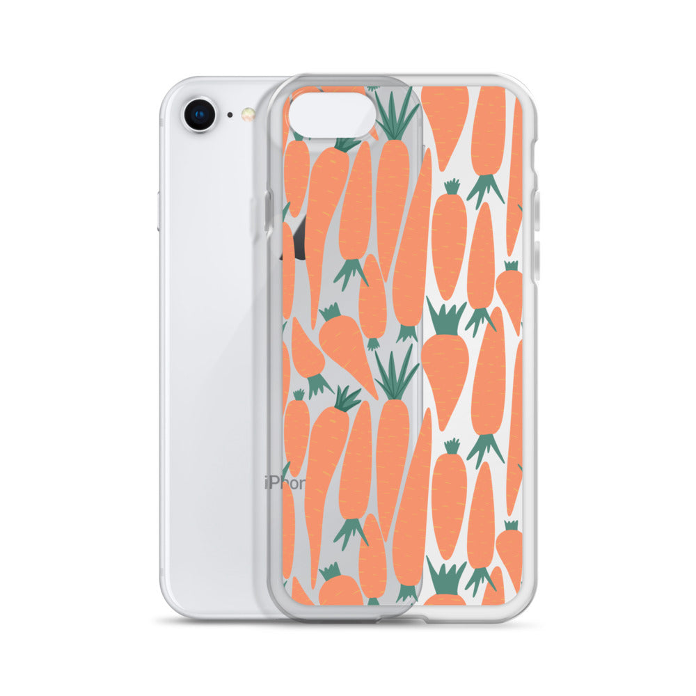 Retro Carrot Vege iPhone Case - HypeSheriff