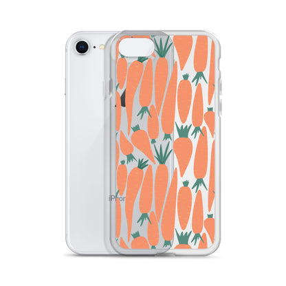 Retro Carrot Vege iPhone Case - HypeSheriff
