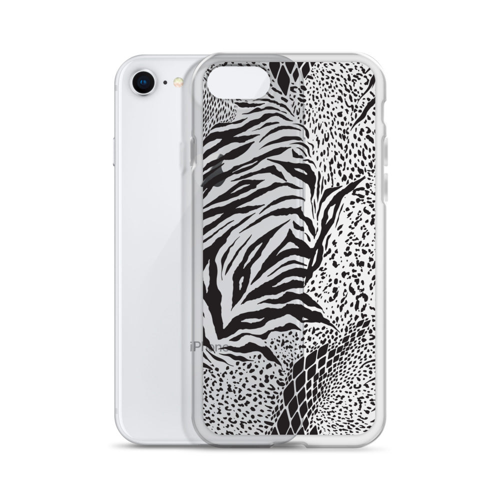 Animal Pattern iPhone Clear Case