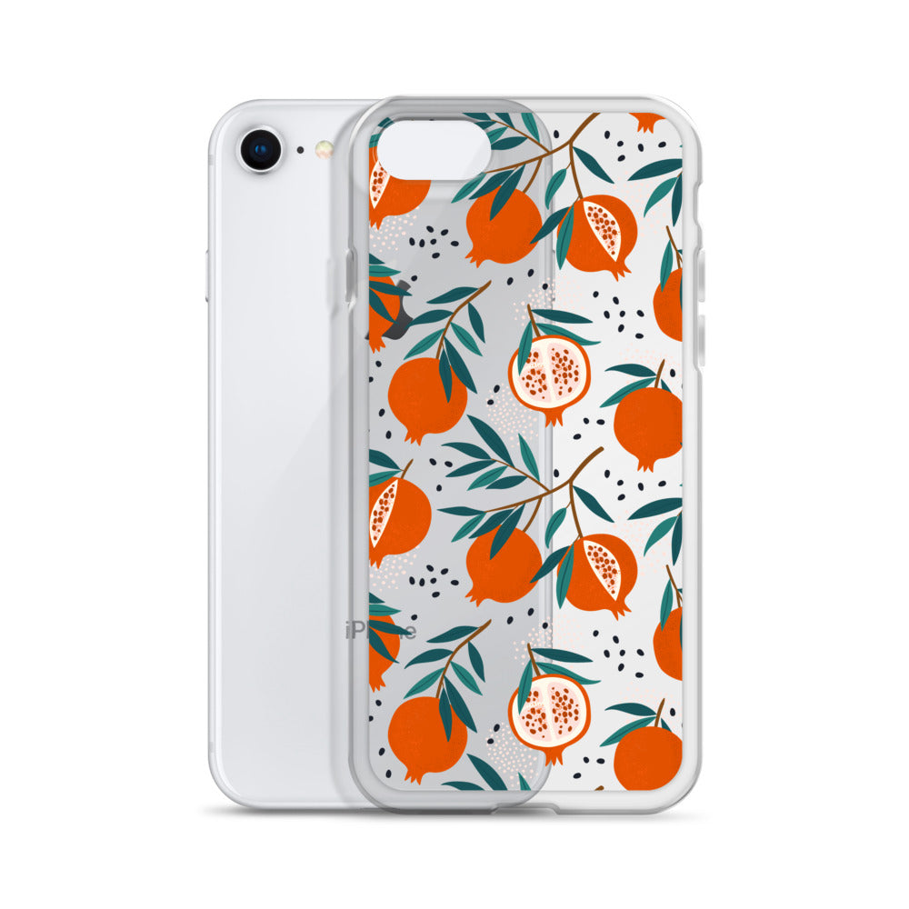 Pomegranate Fruit Vegan iPhone Case HypeSheriff Pomegranate Fruit Vegan iPhone Case HypeSheriff