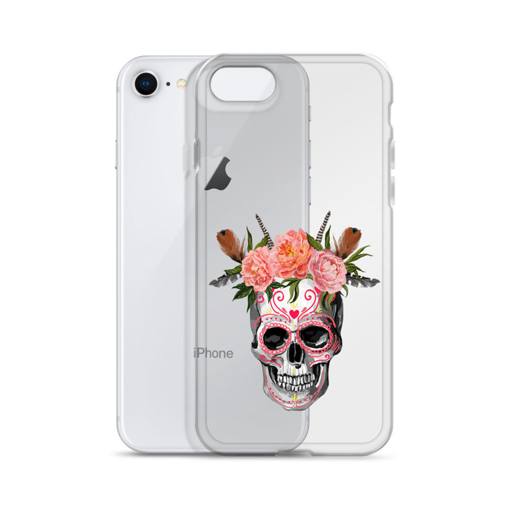 Frida Skull Mexican Art iPhone Case