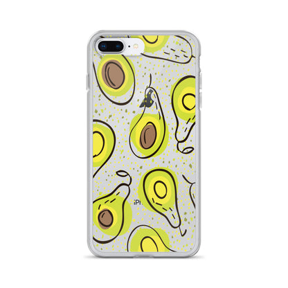 Avocado Green Vege iPhone Case