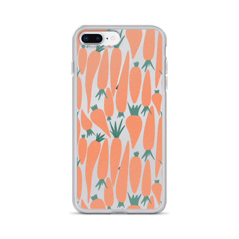 Retro Carrot Vege iPhone Case - HypeSheriff