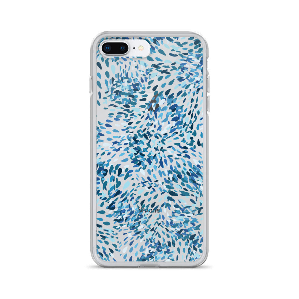 Blue Lagune Clear iPhone Case