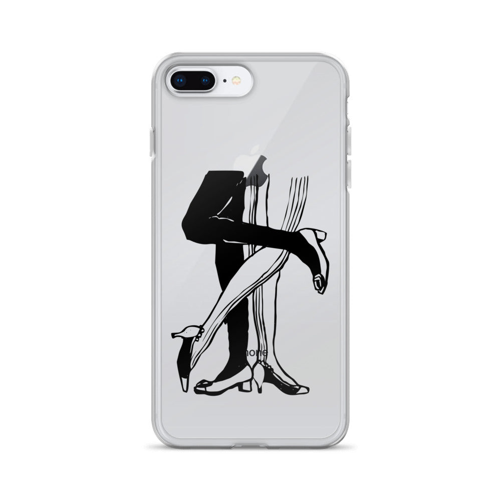 Jazz Swing Dance Clear iPhone Case - HypeSheriff