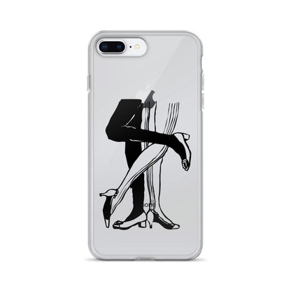 Jazz Swing Dance Clear iPhone Case - HypeSheriff